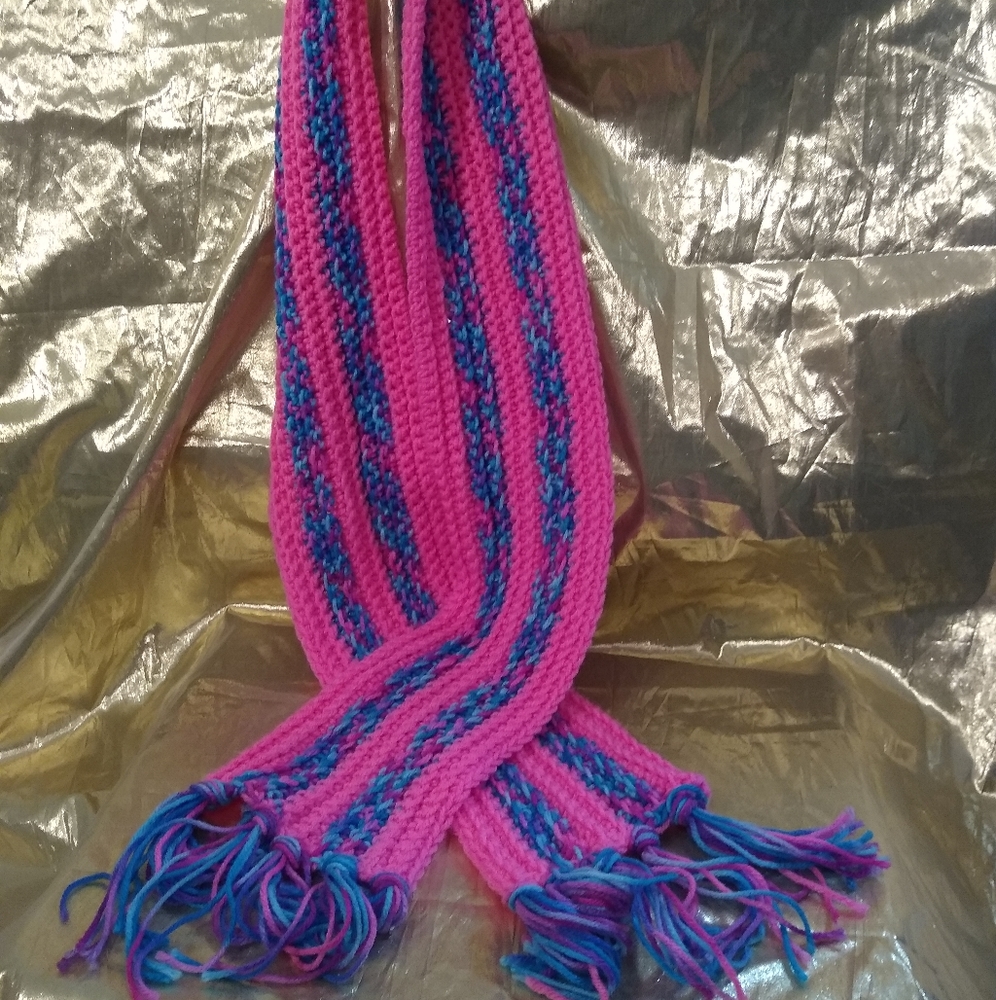 Crochet Rib Scarf, New - Picture 5 of 5